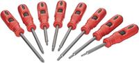 Vigor V7124 Schraubendreher-Set PH 1, PH 3, PZ 1, PZ 2, T 20, T 30