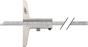 heliospreisser Helios Preisser - Tiefenmessschieber DIN 862 200mm ger.Schiene 8x3mm H.PREISSER