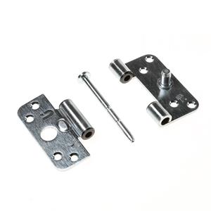 D4E Scharnier met glijlager veiligheid SKG *** met afgeronde hoeken 89x89x3mm verzinkt los verpakt