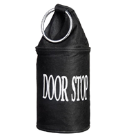 Deurstopper met ring grijs/zwart Esschert Design - Esschert design