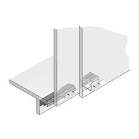 HETTICH Schiebetürbeschlag STB 11 3-türig Komplett-Set DIN L/R - 