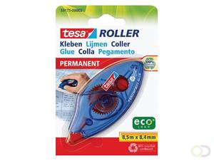 Tesa lijmroller permanent ecoLogo, ft 8,4 mm x 8 m, op blister