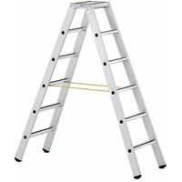 gebördelte Stehleiter, eloxiert Saferstep B 2x5 Stufen - Zarges