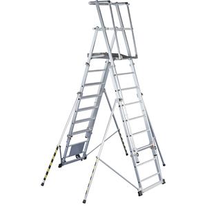 ZAP Telemaster S - ZAP Teleskop-Plattformleiter 12 Sprossen - Zarges