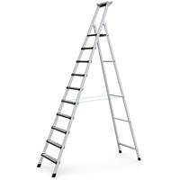 Comfortstep S gebördelte Stehleiter mit gepolsterter Stufen-Vorderkante 10 Stufen - Zarges