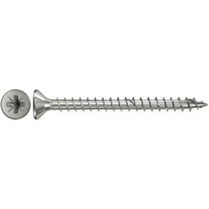 fischer - Spanplattenschraube Power-Fast, Senkkopf, Edelstahl A2, VG, PZ 3,0x25