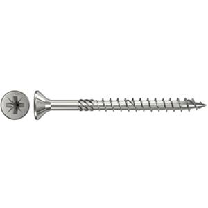 fischer - Spanplattenschraube Power-Fast, Senkkopf, Edelstahl A2, TG, PZ 4,0x45