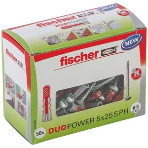 Fischer DUOPOWER 5x25 S PH LD 2-componenten plug 25 mm 5 mm 535462 50 stuk(s)