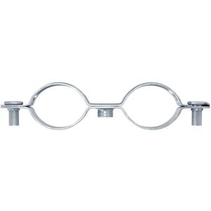 Fischer 545776 Schraubabstandsschelle Metall doppel AMD 24-27 180mm 25St.