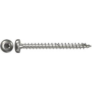 fischer - Spanplattenschraube Power-Fast,Halbrundkopf, Edelstahl A2, VG, TX 3,0x16