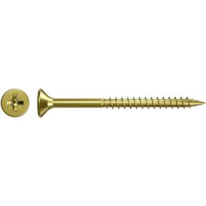 fischer - Spanplattenschraube FSP II, Senkkopf, gelb-vz, TG, PZ 6,0x60