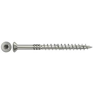 Fischer 660612 Terrasschroeven 5 mm 80 mm Binnen-Torx RVS 100 stuk(s)