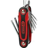KSTOOLS KS TOOLS Torx-Winkelstiftschlüssel-Klapphalter, 8-tlg