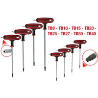 KSTOOLS KS TOOLS T-Griff-Torx-Winkelstiftschlüssel-Satz, 8-tlgBohrung