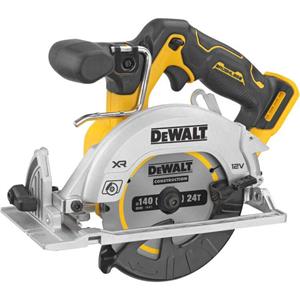 DeWALT 12V XR accu Cirkelzaag DCS512NT - (140 mm) handcirkelzaag Accu en oplader niet inbegrepen, in TSTAK Box