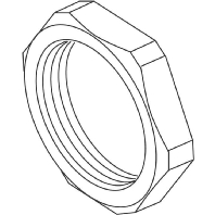 Kleinhuis 3420M12 - Locknut for cable screw gland M12 3420M12