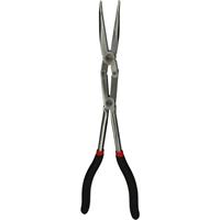 KSTOOLS KS TOOLS Doppelgelenk-Flachrundzange, 45° gebogen, XL