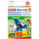 tesapowerstrips tesa Powerstrips Dubbelzijdige zelfklevende strip Poster 0,045 m Transparant 96 Stuks