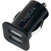 Logilink Car Charger USB 2-port + Antirutschmatte (PA0118)