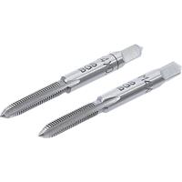 BGS TECHNIC Gewindebohrer | Vor- und Fertigschneider | M4 x 0,7 | 2-tlg. - 