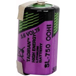 tadiranbatteries Tadiran Batteries SL 750 T Speciale batterij 1/2 AA U-soldeerlip Lithium 3.6 V 1100 mAh 1 stuk(s)