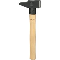 KSTOOLS KS TOOLS Schlosserhammer, Hickory-Stiel, französische Form, 500g