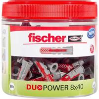 Fischer DuoPower 8 x 40 round Tin (80 pcs.)