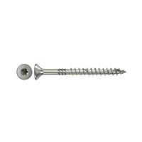 Fischer Spanplattenschrauben Power-Fast, 4,0x60, Senkkopf, nicht rostender Stahl A2 Teilgewinde Innenstern TX, 657046, VPE 200 Stück