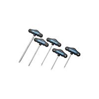 BGS Sechskant-Schraubendreher-Satz m.Quergr. SW3-8mm, 5tlg