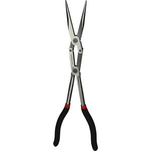 kstools KS Tools Vlakke tang met dubbel scharnier XL, met dubbel scharnier, lengte 340 mm, smalle uitvoering