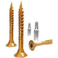 VERBINDUNGSELEMENTE ENGEL 500x E-Jet-Schraube 5,0 x 40 TG zn gelb mit Reibschaft - 