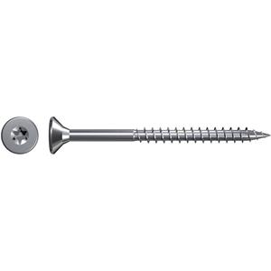 Fischer 551116 Spaanplaatschroeven 4 mm 60 mm Binnen-Torx Galvanisch verzinkt 200 stuk(s)