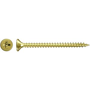 Fischer 551127 Spaanplaatschroeven 4 mm 30 mm Kruiskop Pozidriv Galvanisch verzinkt 1000 stuk(s)
