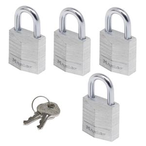 Masterlock Master Lock hangslot 20mm massief aluminium 4st.