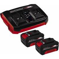 Einhell Power X-Change PXC-Starter-Kit 2x 4,0Ah & Twincharger Kit 4512112 Accu en acculader voor gereedschap 18 V 4.0 Ah Li-ion