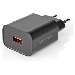 Nedis Wandlader | 3,0 A | USB (QC 3.0) | zwart