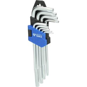 brillianttools Brilliant Tools BT044009 Haakse schroevendraaierset T 10, T 15, T 20, T 25, T 27, T 30, T 40, T 45, T 50 9-delig