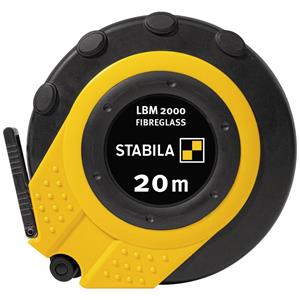 Stabila LBM 2000 FIBREGLASS 19654 Maßband 20m ABS