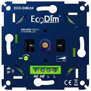 EcoDim Led Inbouwdimmer 230V - Fase Afsnijding - 0-150W