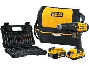 Stanley FATMAX 18V Schroefklopboormachine set Accu inbegrepen, 50-delig, softbag