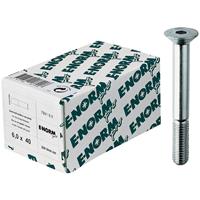 E-NORMPRO Senkschrauben Innensechskant DIN 7991 8.8 galZn M4x20 HP (Inh.500 Stück) - 