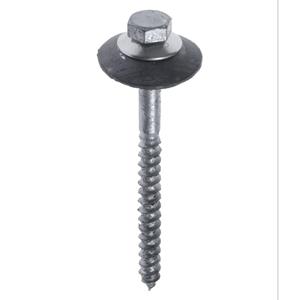 FIS-FIX golfplaatbouten inclusief 3 delige sluitschelp - gemonteerd - 7x130mm - RVS -DIN 571 (Per 100 stuks)