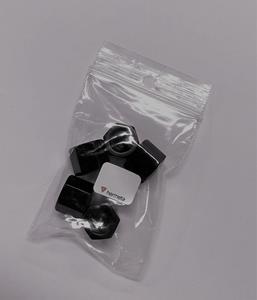 Hermeta dopmoer M8 - aluminium mat zwart (Per 5 stuks)