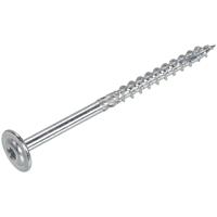 Dynaplus houtbouwschroeven 6.0 x 80 mm - tellerkop - staal - verzinkt - TX30 (Per 50 stuks)