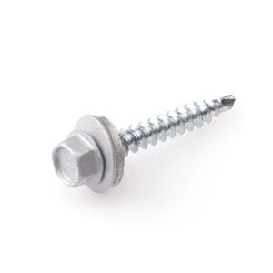 Hoenderdaal Dak&Gevel profielplaatschroeven 4.8 x 35 mm - verzinkt - antracietgrijs RAL7016 - SW8 (Per 50 stuks)