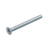 Hoenderdaal metaalschroeven M5 x 8 mm - platkop - staal - verzinkt - Philips - DIN965 (Per 200 stuks)