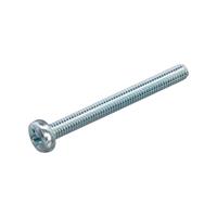 Hoenderdaal metaalschroeven M5 x 20 mm - platkop - staal - verzinkt - Philips - DIN965 (Per 200 stuks)