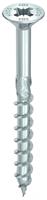 Heco TOPIX-Plus spaanplaatschroef 6x140mm - platkop - verzinkt - deeldraad - PZD 3 - 61145 (Per 100 stuks)