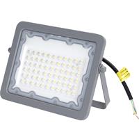 BES LED LED Bouwlamp - Aigi Zuino - 50 Watt - Natuurlijk Wit 4000K - Waterdicht IP65 - Kantelbaar - Mat Grijs - Aluminium