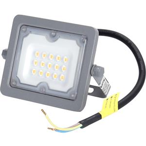 BES LED LED Bouwlamp - Aigi Zuino - 10 Watt - Natuurlijk Wit 4000K - Waterdicht IP65 - Kantelbaar - Mat Grijs - Aluminium